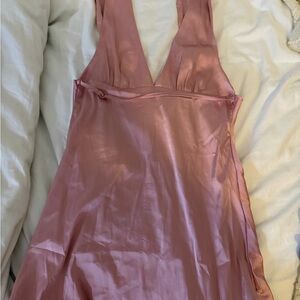 SHEIN Blush Satin Chemise